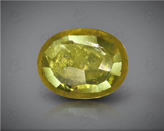 Natural Heated & Treated Yellow Sapphire Certified 2.69 CTS (DIN 86120 )